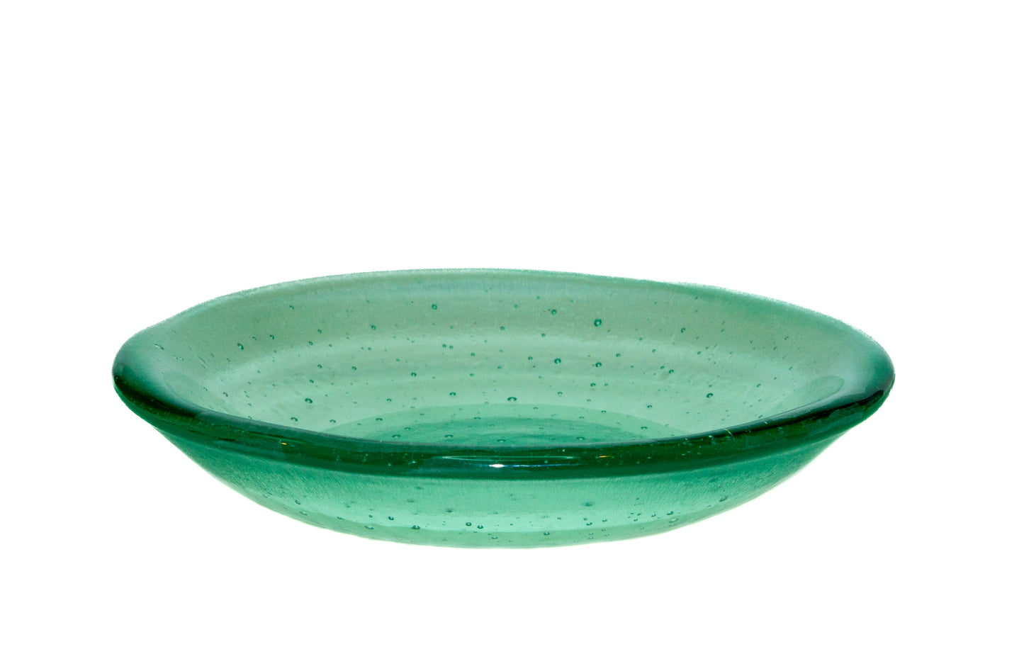 Ming Green Glass Round Bowl