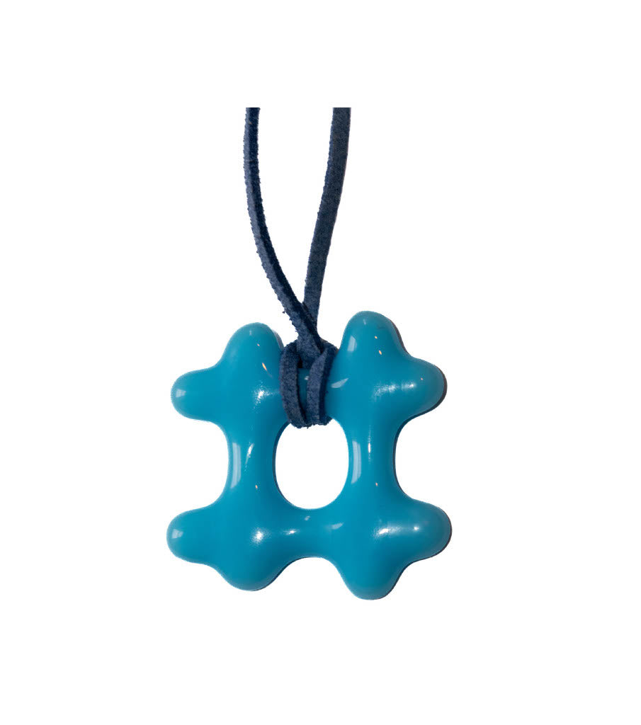 Blue Grid Pendant